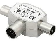 Inne akcesoria audio-wideo - Rozgałęźnik  bzt gniazdo-2wtyk - miniaturka - grafika 1