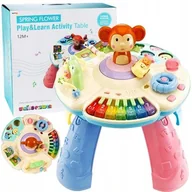 Zabawki interaktywne dla dzieci - Malplay, Interaktywny Stolik Edukacyjny Muzyczny Pianinko - miniaturka - grafika 1