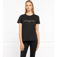 Koszulki i topy damskie - Tommy Hilfiger T-shirt | Regular Fit - miniaturka - grafika 1