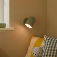 Lampy ścienne - Nordlux Kinkiet Gaston z kablem i wtyczką, metalowy, zielony - miniaturka - grafika 1