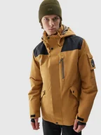Kurtki męskie - 4F Kurtka męska snowboardowa membrana 10000 4FAW23TTJAM288-83S Brązowy Roz. XL - miniaturka - grafika 1