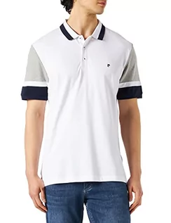 Koszulki męskie - Pierre Cardin Męska koszulka polo Kn, Biały (biały 1000), L - grafika 1