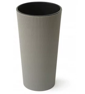 LAMELA Doniczka LILIA ECO JUMPER 25 cm wysokość 46,5 cm szara - Donice - miniaturka - grafika 1