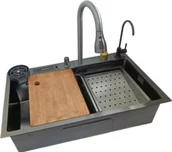 Zlewozmywaki - MODO 7545 F Zlewozmywak stalowy - miniaturka - grafika 1