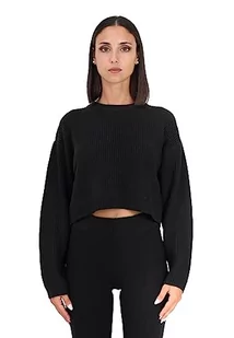 Bestseller A/S Damski sweter ONLMALAVI L/S Cropped KNT NOOS, Black/Stripes:Wide/Pumice Stone, XXL, Black/Stripes:wide/Pumice Stone, XXL - Swetry damskie - miniaturka - grafika 1