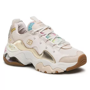 SKECHERS Skechers D'Lites 3.0 Air Premium Heritage Sparkling Lady (149244-NTGD)" adult Beżowy 149244-NTGD - Sneakersy damskie - miniaturka - grafika 1