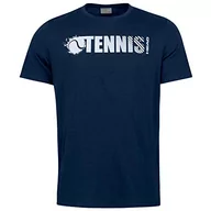 Koszulki męskie - HEAD Męski T-shirt z czcionką B - miniaturka - grafika 1