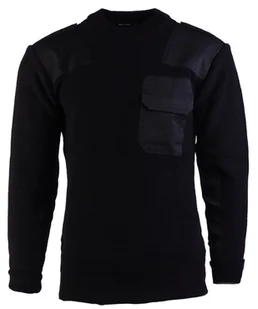 Mil-Tec Bluza Wojskowa Wełniana Czarna - r. 60 - Bluzy męskie - miniaturka - grafika 1