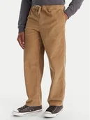 Spodnie męskie - Billabong Spodnie materiałowe Larry Cord EBYNP00111 Brązowy Regular Fit - miniaturka - grafika 1