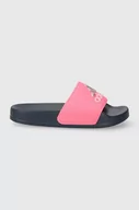 Buty dla dziewczynek - adidas klapki dziecięce ADILETTE SHOWER K kolor różowy - miniaturka - grafika 1