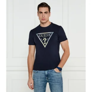 GUESS T-shirt Slim Fit - Koszulki męskie - miniaturka - grafika 1