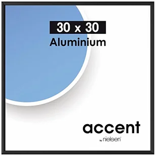 Nielsen Design Accent 30x30 Aluminium black Frame 54126 - 54126 - Ramki na zdjęcia - miniaturka - grafika 1