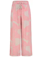 Spodnie damskie - Sublevel Spodnie w kolorze jasnoróżowo-białym - miniaturka - grafika 1