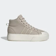 Trampki damskie - Damskie Trampki ADIDAS BRAVADA 2.0 MID PLATFORM IE2315 – Beżowy - miniaturka - grafika 1
