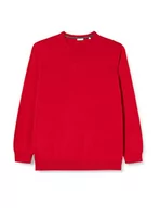 Swetry męskie - Seidensticker Sweter męski, czerwony, L - miniaturka - grafika 1
