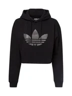 Swetry damskie - adidas Originals Damski sweter z kapturem Kobiety czarny jednolity, S - miniaturka - grafika 1