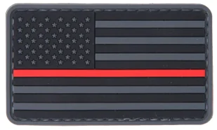 Patch Lancer Tactical PVC Flaga USA Red Line - Odzież taktyczna i umundurowanie - miniaturka - grafika 1