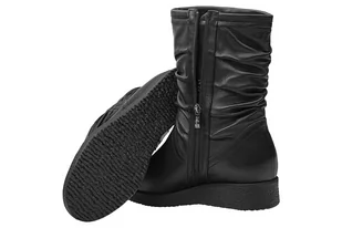 Kozaki AXEL Comfort 4055 Czarne H ocieplane Botki na Haluksy Kosela Medic 9055 - Botki damskie - miniaturka - grafika 3