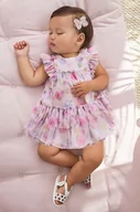 Sukienki i spódniczki dla dziewczynek - Mayoral Newborn sukienka niemowlęca kolor różowy mini rozkloszowana - miniaturka - grafika 1