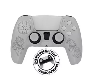 FR-TEC Dragon Ball Super Thermocromatic Silicone Skin + Grips - Akcesoria do Playstation - miniaturka - grafika 1