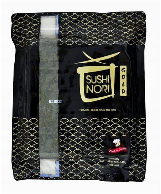 Glony Nori Gold 140g, 50ark.