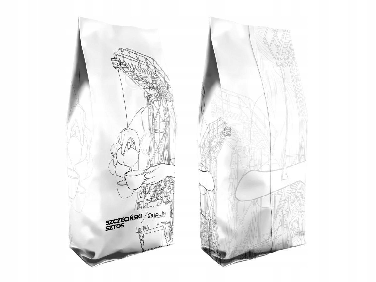 Kawa ziarnista Qualia Szczeciński Sztos 1 kg Pyszna Kawa Idealna