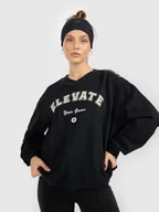 Bluzy damskie - 4F Bluza dresowa nierozpinana bez kaptura damska - czarna S - miniaturka - grafika 1