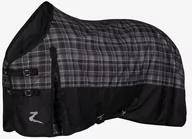 Derki dla konia - Horze Derka padokowa 200g 1200D NEVADA - black/chocolate chip brown - miniaturka - grafika 1