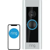 Wideodomofony - Wideodomofon RING Video Doorbell Pro B08M125RNW-S Srebrny - miniaturka - grafika 1