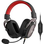 Słuchawki - Redragon Zeus H510 Czarno-Czerwone - miniaturka - grafika 1