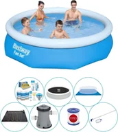 Baseny ogrodowe - Bestway Fast Set 305x76 cm okrągły - zestaw basenowy - miniaturka - grafika 1