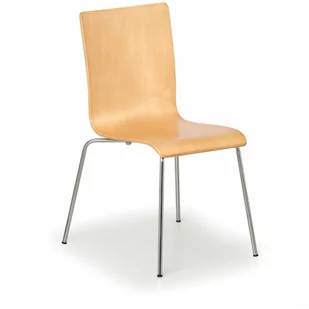 Krzesło drewniane CLASSIC, kolor naturalny - Krzesła - miniaturka - grafika 2