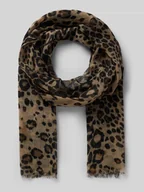 Apaszki i szaliki damskie - Szal wełniany z domieszką kaszmiru - miniaturka - grafika 1