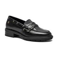Półbuty damskie - Tommy Hilfiger Skórzane loafersy - miniaturka - grafika 1