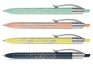 Milan Długopis P1 SILVER zestaw 4 kolory w etui MILAN 176577914 176577914 - Długopisy - miniaturka - grafika 1