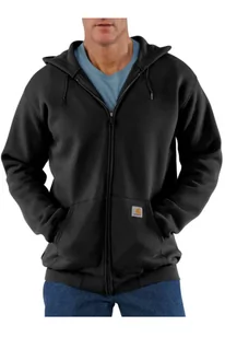 Bluza męska z kapturem Carhartt Midweight Hooded Zip Sweatshirt BLK czarny - Bluzy sportowe męskie - miniaturka - grafika 1