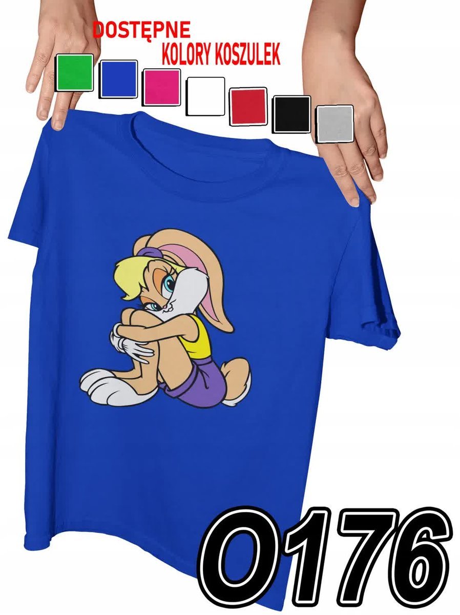 Koszulka Dziecięca Z Nadrukiem Lola Królik Bugs Kreskówki - M 134-140