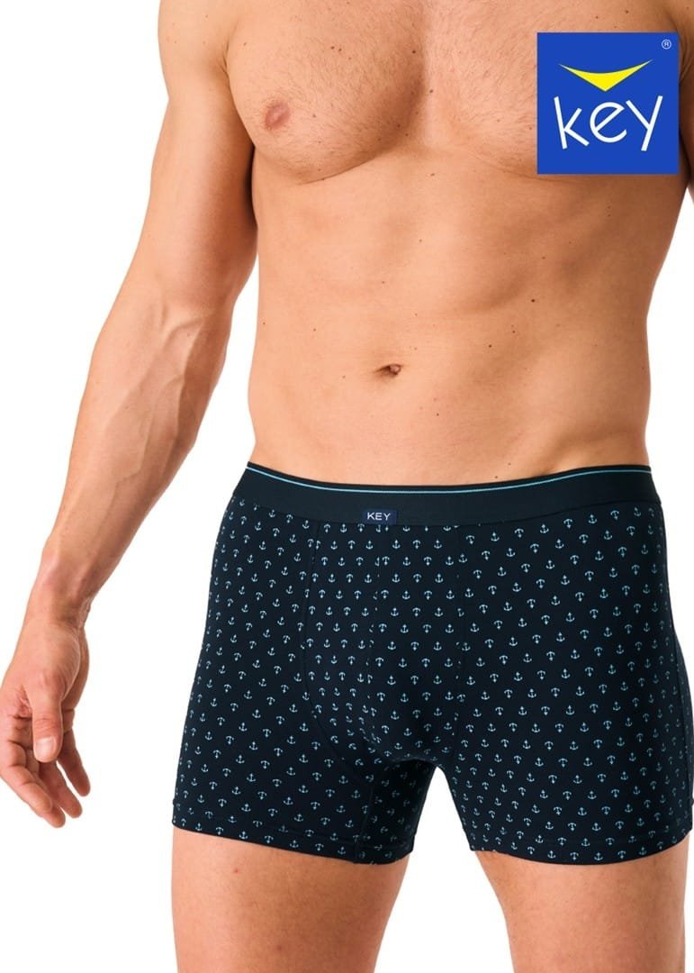 SZORTY KEY MXH-936 A26 (kolor niebieski, rozmiar M)