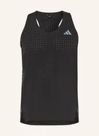 Koszulki i topy damskie - Adidas Top Do Biegania Adizero schwarz - miniaturka - grafika 1