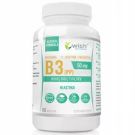 Witaminy i minerały dla sportowców - Wish Witamina B3(PP) 50mg 60caps - miniaturka - grafika 1