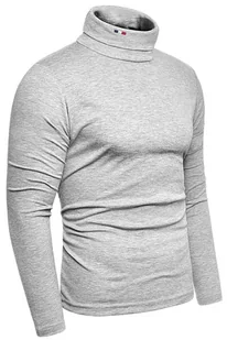 Bluza golf męski 5400 - szary - risardi.pl - Swetry męskie - miniaturka - grafika 1