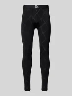 Legginsy z elastycznym paskiem z logo model ‘JOHN’ - Spodnie sportowe męskie - miniaturka - grafika 1