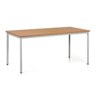 Stoły - B2B Partner Stół do jadalni TRIVIA, jasnoszara konstrukcja, 1600x800 mm, buk 555434 - miniaturka - grafika 1