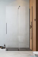 Kabiny prysznicowe - Radaway Furo Brushed GunMetal kabina Walk-in 110x200cm prawa szczotkowany GunMetal 10106588-92-01R/10110544-01-01 - miniaturka - grafika 1