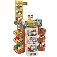 Zabawy w naśladowanie dorosłych - 2 x SUPERMARKET SKLEP STRAGAN DLA DZIECI KASA + KOSZYK MATADI - miniaturka - grafika 1