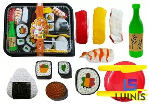 Import LEANToys Dziecięcy Zestaw do Sushi Sztućce - Zabawy w naśladowanie dorosłych - miniaturka - grafika 2