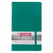 Podobrazia, bloki, papiery - Szkicownik Ciemno Zielony 140G 13X21Cm 80K Talens - miniaturka - grafika 1
