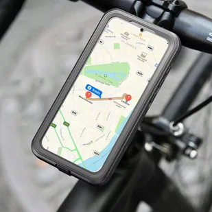 Etui wodoodporne IP68 360+ pasek do Galaxy A55 5G Czarne - Etui i futerały do telefonów - miniaturka - grafika 1