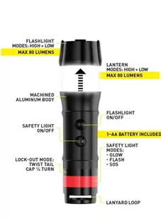 Nite Ize Latarka Radiant® 3in1™ LED Mini Flashlight - black - Latarki Nite Ize Latarka Radiant® 3in1™ LED Mini Flashlight - black - Latarki - miniaturka - grafika 4