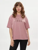 Koszulki i topy damskie - New Balance T-Shirt WT41519 Różowy Oversize - miniaturka - grafika 1